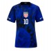 Cheap United States Christian Pulisic #10 Away Football Shirt Women World Cup 2022 Short Sleeve